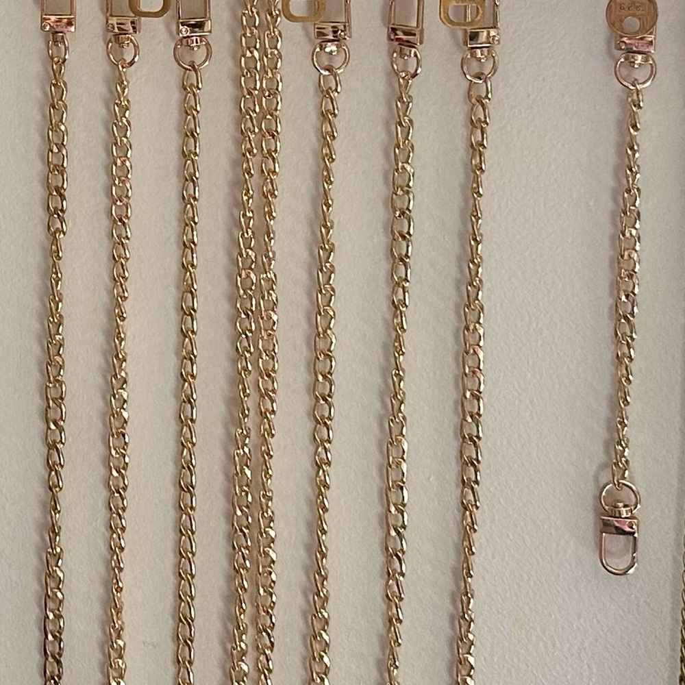 Unbranded - gold - Non adjustable chains, bag strap, necklace